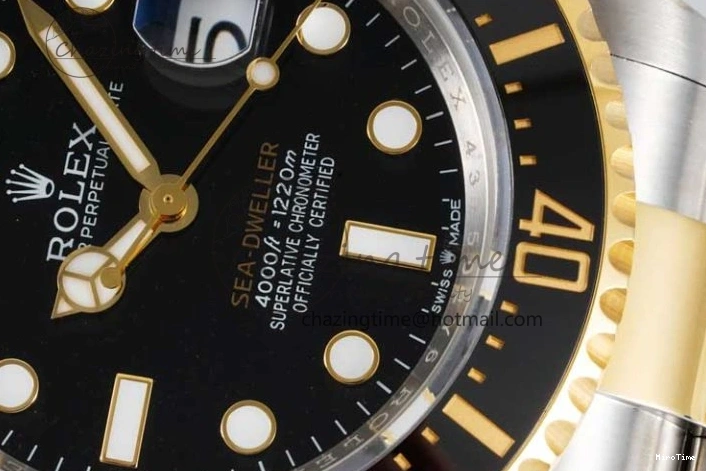 MiroTime 0202 Lightweight Sea-Dweller 126603 APF Best Edition Black Dial on SS YG Bracelet VR 2035